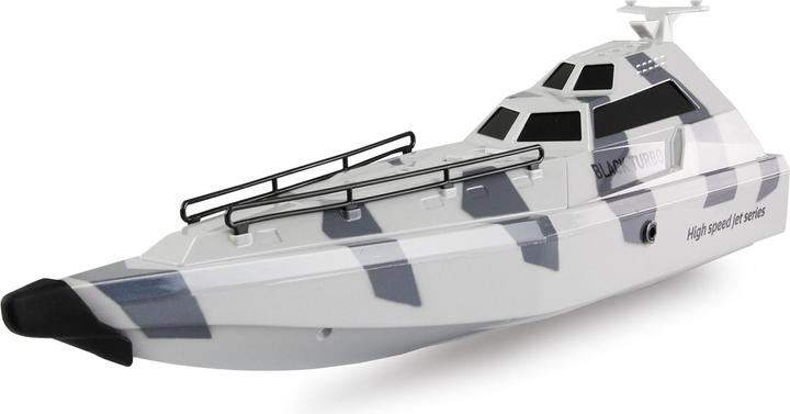Amewi Boot Black Turbo Militärboot Weiss, 420 mm, RTR