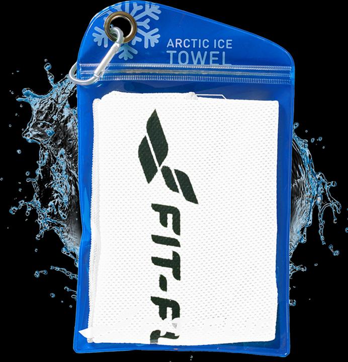 Fit-Flip Airflip Towel Kühlhandtuch Mikrofaser mit Tasche 100x30cm (100 x 30 cm)