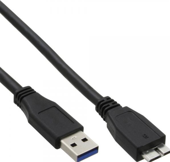 Immagine prodotto InLine Cavo USB 3.0 A Maschio a Micro B Maschio nero 1.5m (1.50 m, USB 3.0)