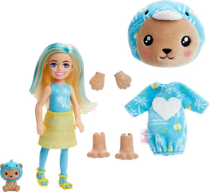Actual product image Barbie Cutie Reveal Chelsea Costume Cuties Series - Teddy Dolphin