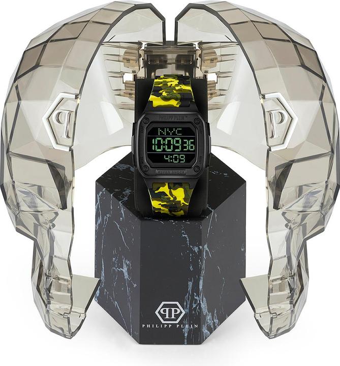 Actual product image Philipp Plein PWHAA1722 Hyper $hock Unisex 44mm 5ATM (Digital watch, 44 mm)