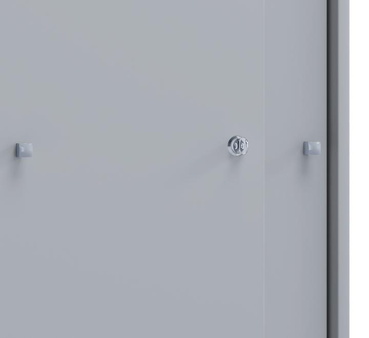 Immagine prodotto VCM Mobile da ufficio in legno Scaffale per file Lona 3 scomparti con ante scorrevoli (70 x 40 x 111 cm)