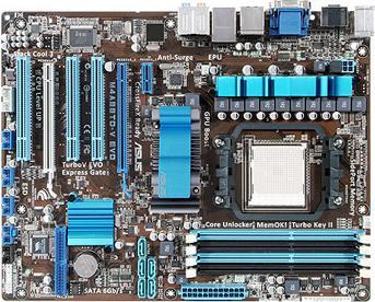Produktbild ASUS M4a88td-V Evo/Usb3, Amd 880g, Am3, Cfx (AM3, AMD 880G, ATX)