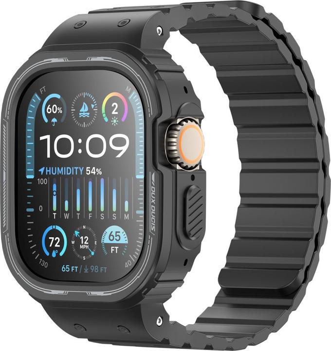 Immagine prodotto Dux Ducis Cinturino OA per Apple Watch 38mm/40mm/41mm - Nero (38 mm, 40 mm, 41 mm, Silicone, Apple Watch Series 2, Apple Watch Series 1, Apple Watch Series 3, Apple Watch Serie 4, Apple Watch Serie 5, Apple Watch Serie 6, Apple Watch Series 7, Apple Watch Series 8, Apple Watch Series 9, Apple Watch SE)