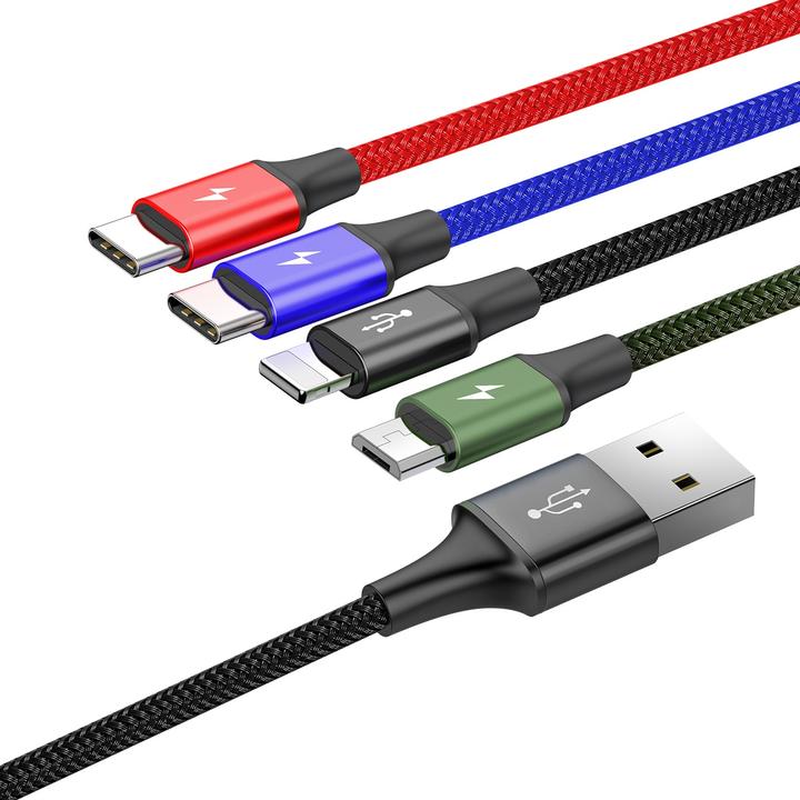 Actual product image Baseus 4in1 (1.20 m, USB 2.0)