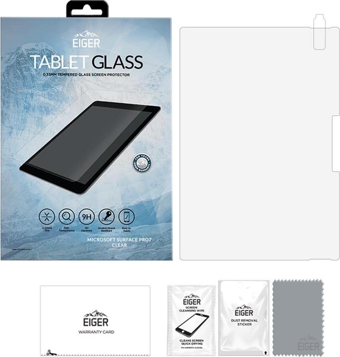 Image du produit Eiger Mountain Glass Clear Tablet (1 pièce(s), Surface Pro 6)