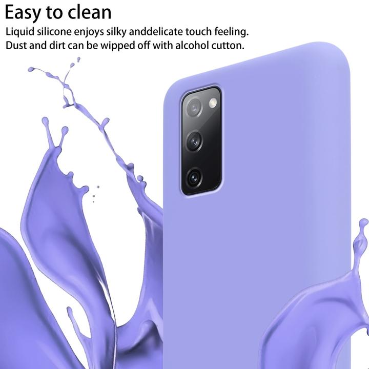 Actual product image Cadorabo Necklace Case Liquid TPU Handy Kette Liquid (Samsung Galaxy S20 FE)