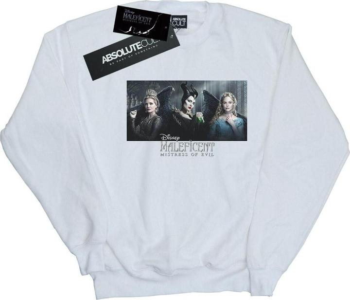 Actual product image Disney Mens Maleficent Mistress Of Evil Character Poster Sweatshirt (XL)