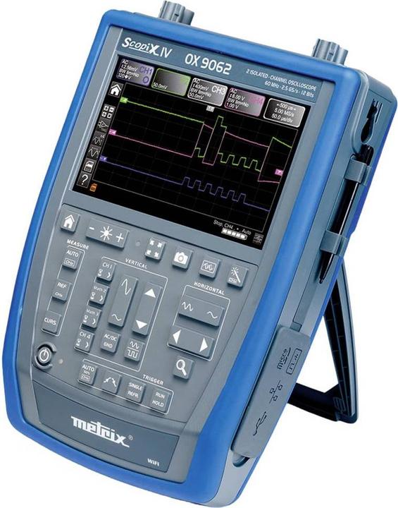 Produktbild Metrix OX 9062 Digital-Oszilloskop 60 MHz 2-Kanal 2.5 GSa/s 100 kpts 12 Bit Dig (CAT II 1000V, CAT III 600V)