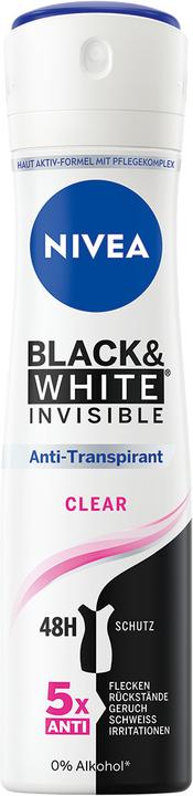 Produktbild NIVEA Black & White Invisible Clear (Spray, 150 ml)