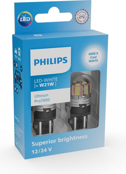 Image du produit Philips Ultinon 11065CU70X2 W21W LED (W21W)