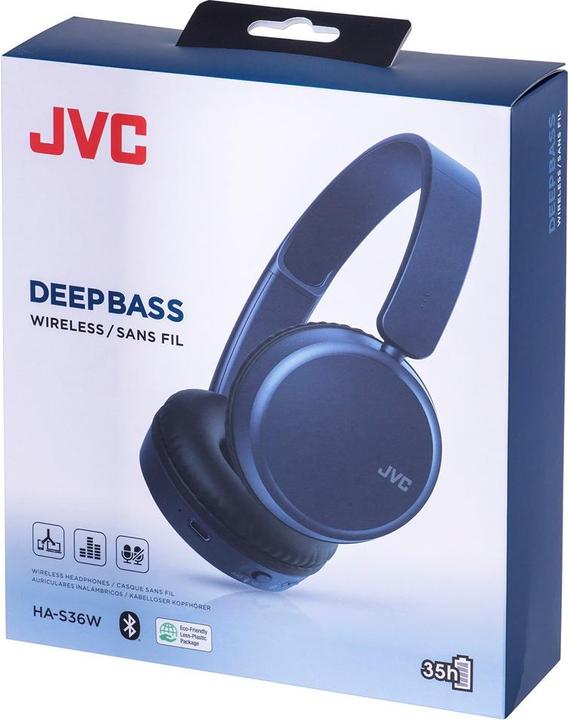 Productafbeelding JVC HA-S36W-A-U (Geen ruisonderdrukking, 35 h, Draadloze)