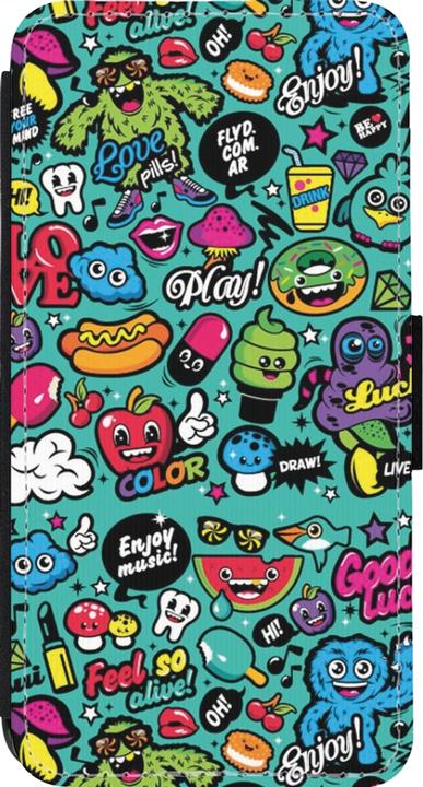 Immagine prodotto PhoneLook Coque Wallet noir Cartoni animati vecchia scuola (Apple iPhone 14 Pro)