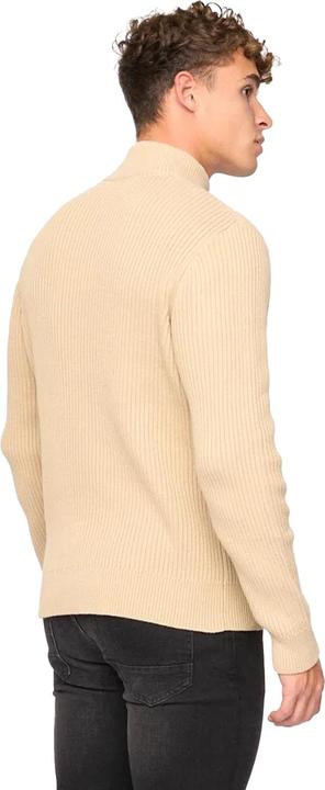 Actual product image Crosshatch Mens Havaline Knitted Quarter Zip Pullover (XL)