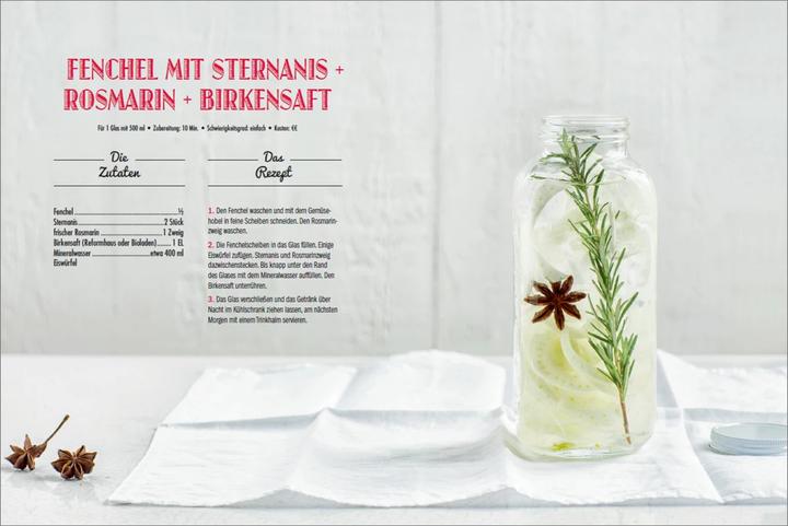 Produktbild Detox Wasser - zum Fasten, Abnehmen und Wohlfühlen. Mit Früchten, Gemüse, Kräutern und (Deutsch, Sonia Lucano, 2021)