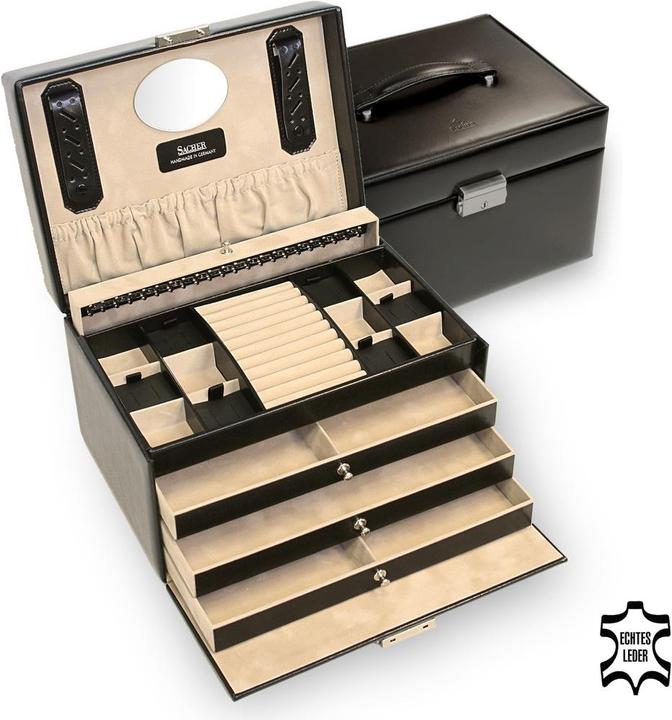Actual product image Sacher Jewelry case Julia leather