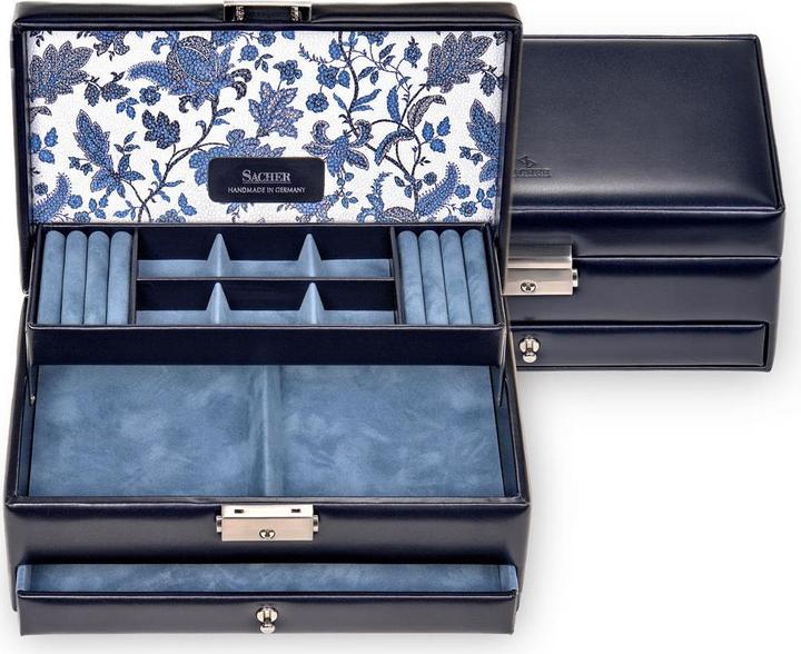 Actual product image Sacher Jewelry case Helen leather