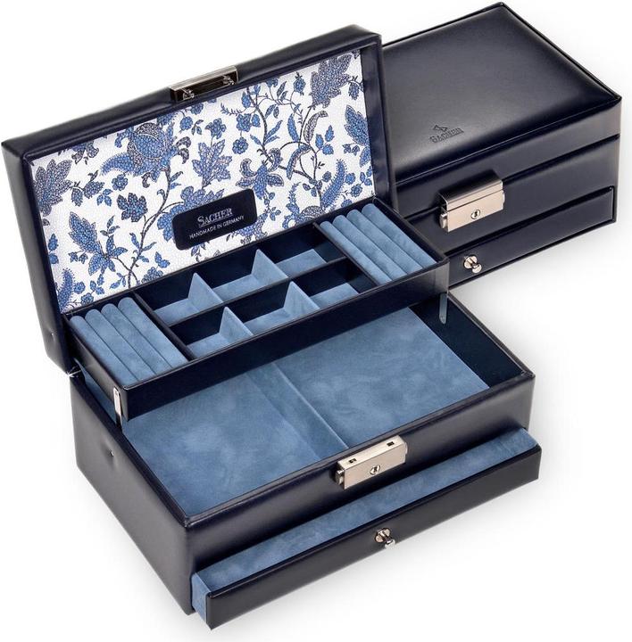 Actual product image Sacher Jewelry case Helen leather