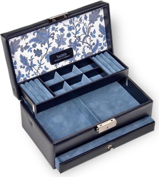 Actual product image Sacher Jewelry case Helen leather