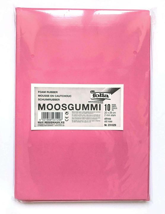 Image du produit Folia Caoutchouc mousse vieux rose