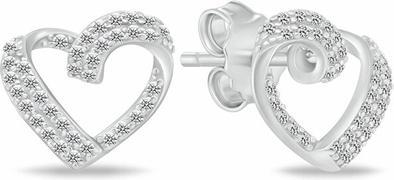 Immagine prodotto Brilio Argento - Orecchini in argento Corona con zirconi EA1056W