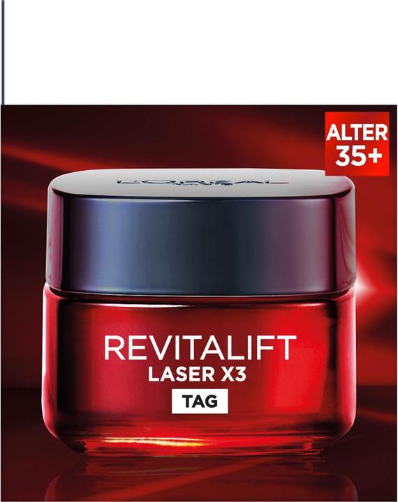Produktbild L'Oréal Paris L'Oréal, Paris Revitift Laser X3 Anti -Alter, Intensivpflege für den Tag, 50 ml (50 ml, Tagescreme)