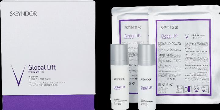 Actual product image Skeyndor Global Lift V-Shape Lifting Home Care Set
