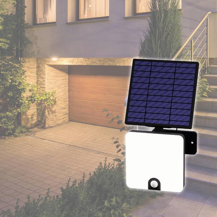 Immagine prodotto Müller Licht Müller-Licht Solata 21600068 LED-Aussenstrahler, Solar-Aussenwandleuchte 12 W Kal (800 lm, IP44)