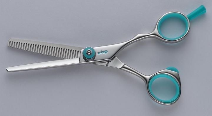 Produktbild E-kwip Effilierschere SW 40 türkis (13.97 cm)
