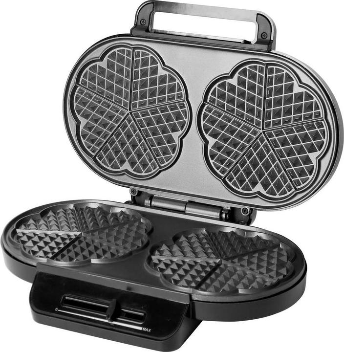 Produktbild Emerio Doppel Waffeleisen Herzwaffel