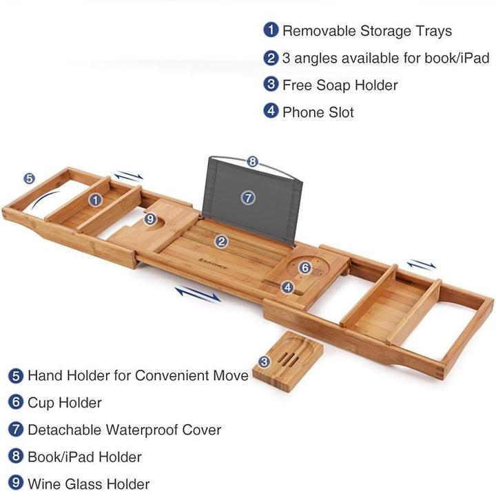 Produktbild Songmics Shelfy (109 x 23 x 4.5 cm)