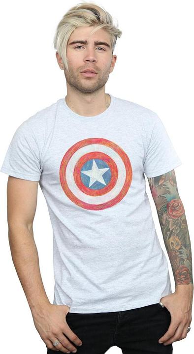 Produktbild Captain America Sketched Shield TShirt (L)