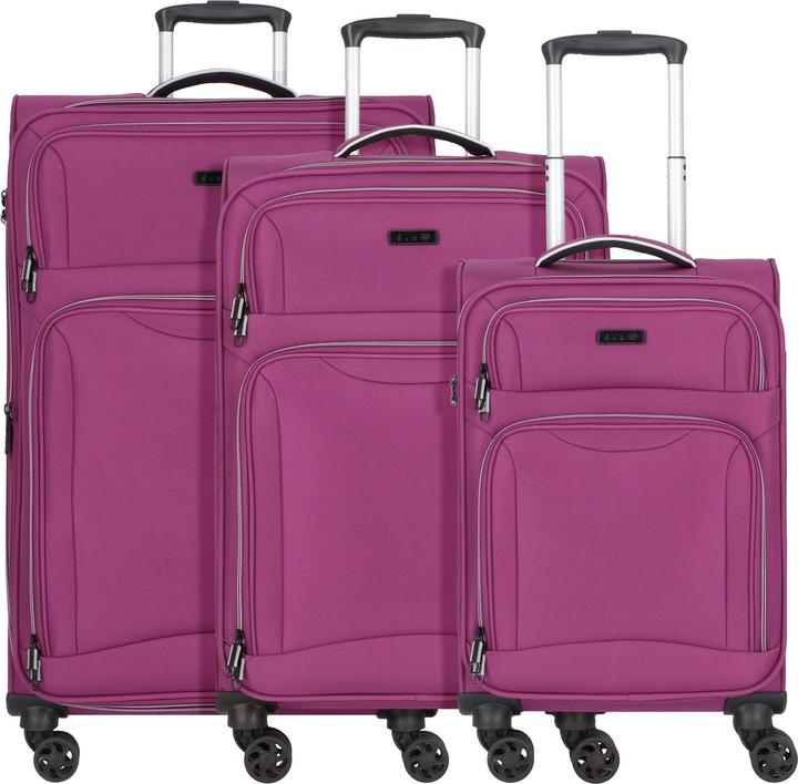 Produktbild D&N Travel Line 9204 4 Rollen Kofferset 3-teilig (202 l, XL (ab 115l))