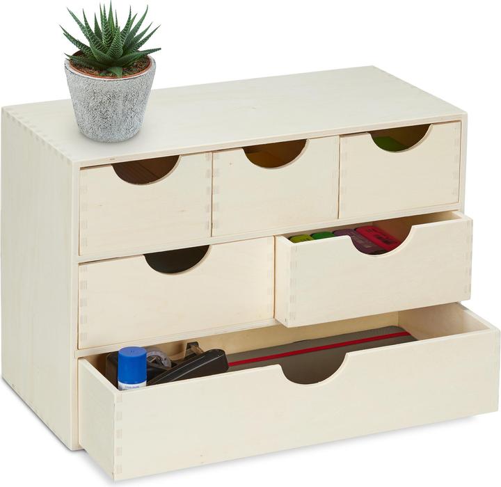 Actual product image Relaxdays Shelving System with Drawers