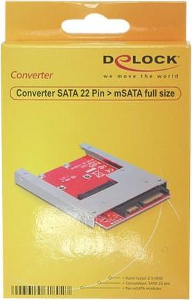 Immagine prodotto Delock Adattatore da mSATA a SATA, incl. 2,5