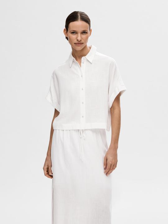 Actual product image Selected Femme Cropped short sleeve shirt (34)