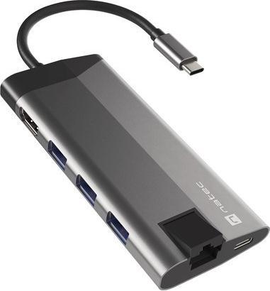 Produktbild Genesis NATEC multiport Fowler Plus USB-C (USB-C, 3 Ports)