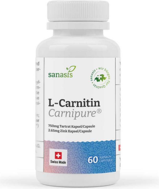 Produktbild Sanasis L-Carnitin Carnipure Original Kaps (60 Stück, Kapseln, 500 g)