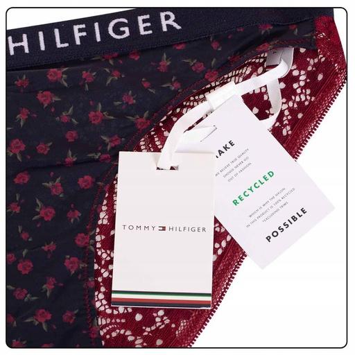 Image du produit Tommy Hilfiger Sous-vêtements Femme Lace Print Bikini Style, Rose AOP, S (S)