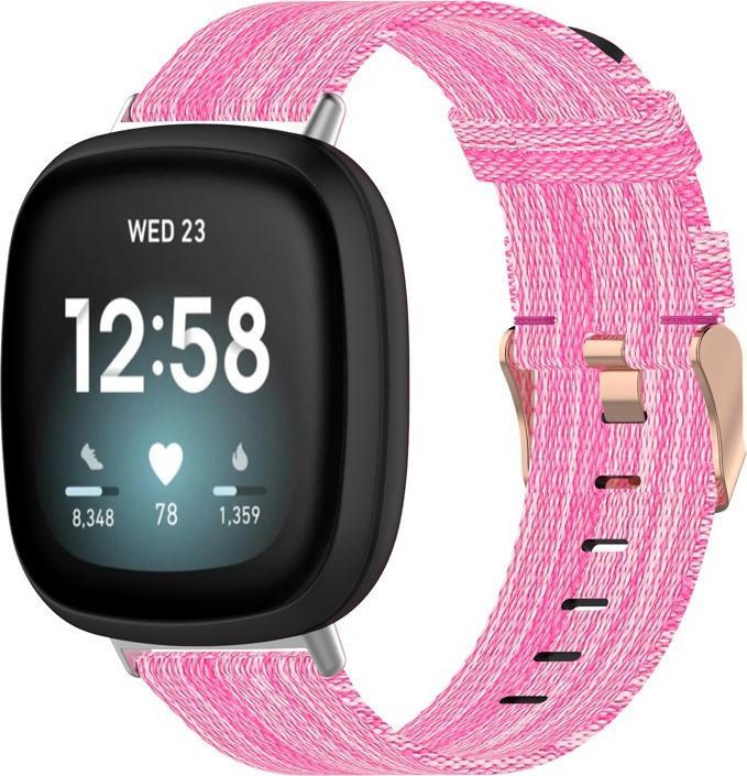 Produktbild Cover-Discount Fitbit Versa / Sense - Nylon Armband pink (Nylon)