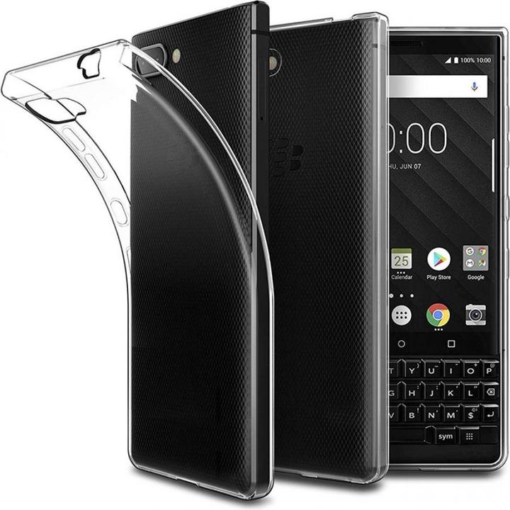 Actual product image Screenguard Blackberry Key2 Flexible TPU Clear Case (KEY2)