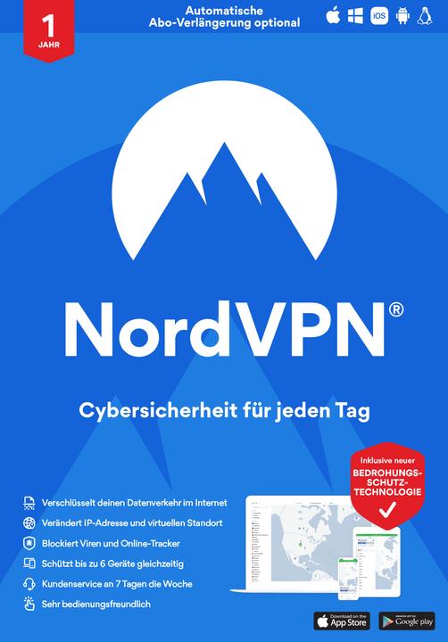 Actual product image NordVPN Standard (6 User, 12 months)