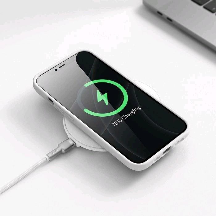 Immagine prodotto Baseus Custodia protettiva di gel di silice liquido per iP 6.7inch 2021 bianco (Apple iPhone 13 Pro Max)