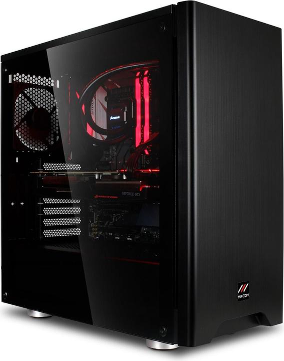 Actual product image Mifcom SAVAGE GTX 1070 Ti - ZGS 2018 Edition (Intel Core i7-8700K, 16 GB, 500 GB, GeForce GTX 1070 Ti)