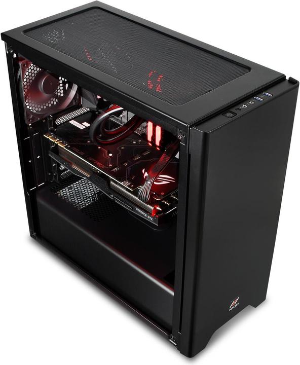 Actual product image Mifcom SAVAGE GTX 1070 Ti - ZGS 2018 Edition (Intel Core i7-8700K, 16 GB, 500 GB, GeForce GTX 1070 Ti)