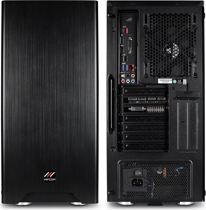 Actual product image Mifcom SAVAGE GTX 1070 Ti - ZGS 2018 Edition (Intel Core i7-8700K, 16 GB, 500 GB, GeForce GTX 1070 Ti)