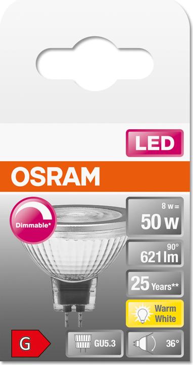 Actual product image Osram Superstar Mr16 (GU5.3, 6.80 W, 621 lm, 1 x, G)