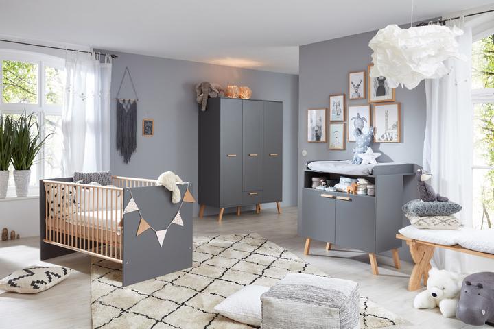 Produktbild Ebuy24 Babyzimmermöbel-Set MatsBaby (Kinderkleiderschrank, Wickelkommode)