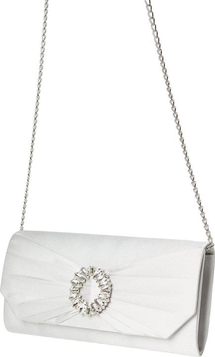 Actual product image Dorothy Perkins Tyla Diamante Satin Clutch Bag