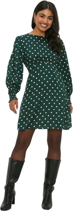 Dorothy Perkins Minikleid Geraffte Manschette